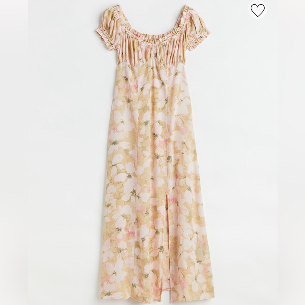 H&M puff sleeve dress